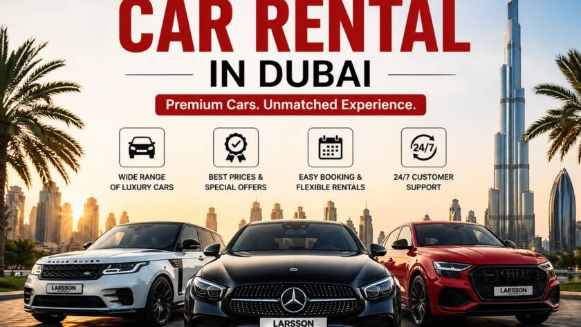 best car rental in Dubai luxury car ready for city drive