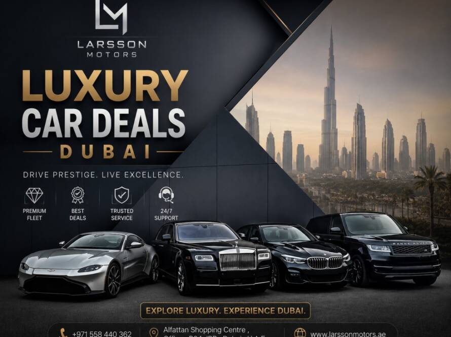 Luxury car deals Dubai with premium sports and luxury vehicles by Larsson Motors