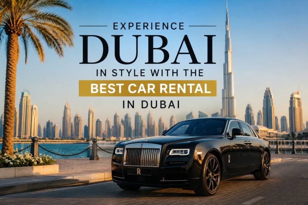 Luxury car rental experience in Dubai with premium sports and executive vehicles
